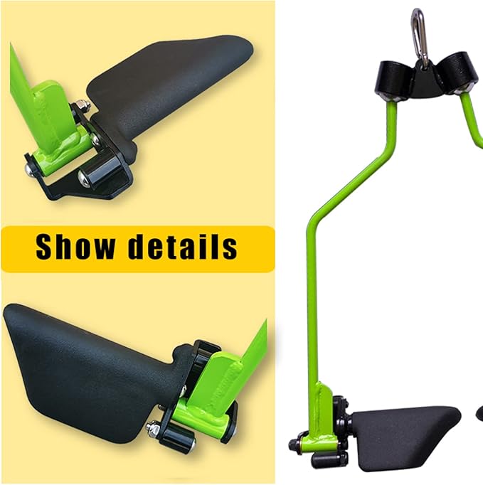 KORIKAHM Adjustable Lat Pull down Bar, Cable Machine Attachments for Gym, Home Gym Fitness T-bar Row Pulldown Attachments, Lat Pull Down Machine Wide Grip Neutral Grip Handle