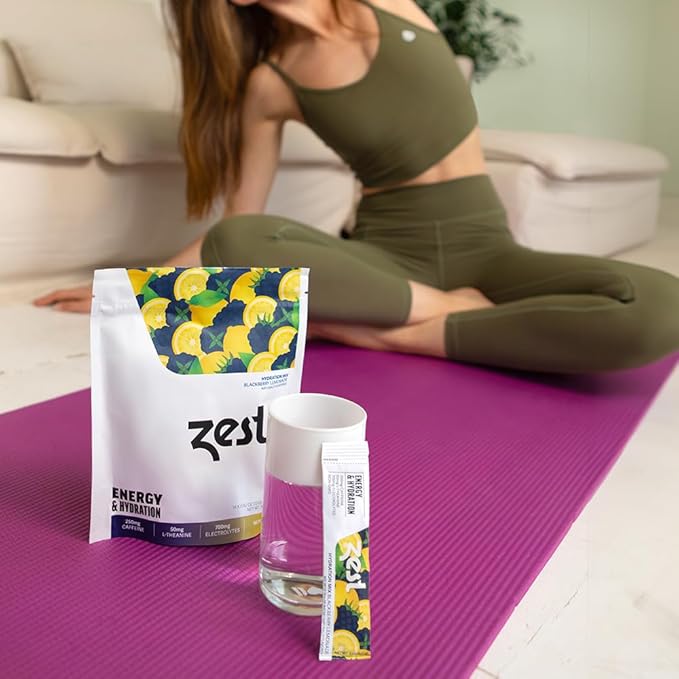 Zest Hydration Electrolyte Powder - Variety Pack - Mix w/Water - 28 Travel Packets - Low Sugar Supplement - Recovery, Energy, & Focus Drink - IV Pillars of Liquid Rehydration incl Salt & Potassium