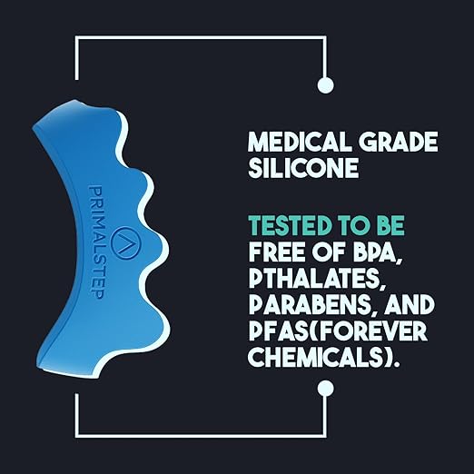 2.0 Firm Edition Toe Separators - Extra Firm, Stretchy & Flexible - Thicker & More Durable - Dr. Recommended Toe Spacers - Loved by Those with Bunions or Plantar Fasciitis - (Blue, Large)