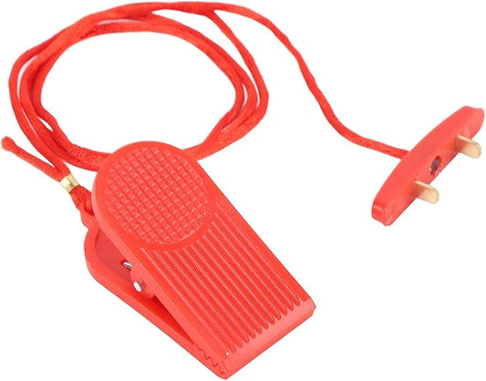 Fockety Treadmill Magnet Safety Key, Magnetic Safety Switch for JX for ZXCH for ISPO, Universal Treadmill Emergency Stop, Magnet Double Insert Treadmill Running Machine Replacement