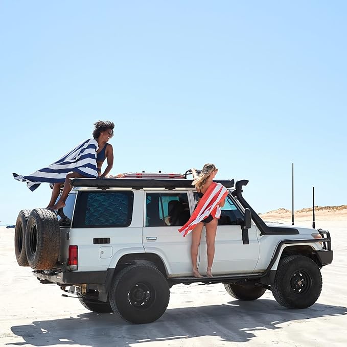 Dock & Bay Beach Towel - Quick Dry, Sand Free - Compact, Lightweight - 100% Recycled - Includes Bag - Set of 6 - Best of The Best, Extra Large (200x90cm, 78x35)