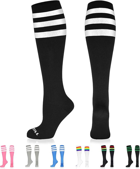NEWZILL Medical Compression Socks for Women & Men Circulation 20-30 mmHg, Best Support for Running Athletic Cycling Nursing Travel Work and Fitness
