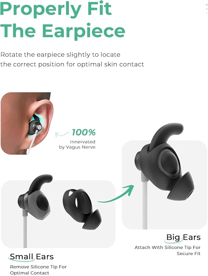 Relaxation Device for Better Sleep, Stress Relief, Calm, Anxiety Relief, Sleep Aid Device for Adults, Portable Zenowell Vita, Boost Energy and Focus, No Apps Required