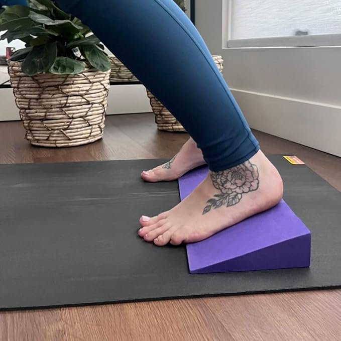 Hugger Mugger Yoga Wedge - Gentle Lift for Sensitive Wrists, Durable and Stable, Supports Joints, Great for Downward Dog