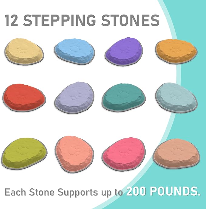 DEDOO Toddler Stepping Stones Floor is Lava Stepping Stones for Kids Balance Toys for Toddler 1-3