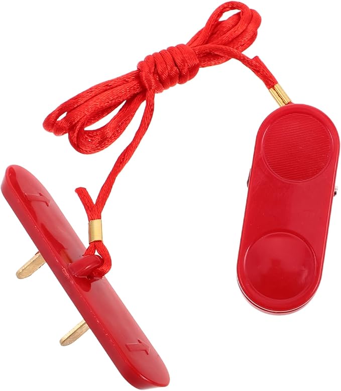 Treadmill Emergency Stop Switch Replacement Key Treadmill Safety Key with Dual Insert Fitness Equipment