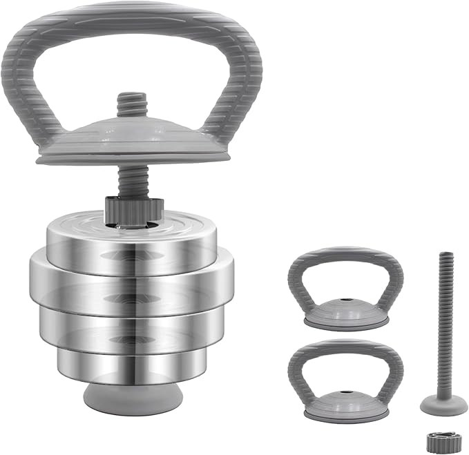 PHOEROS Adjustable Dumbbell Set - 44/66/88 LBS weights set, Dumbbell Barbell 3 in 1, Steel Dumbbells Pair with Connecting Rod for Adults Women Men Fitness Workout, Home Gym Exercise Training Equipment