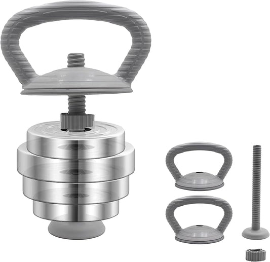 PHOEROS Adjustable Dumbbell Set - 44/66/88 LBS weights set, Dumbbell Barbell 3 in 1, Steel Dumbbells Pair with Connecting Rod for Adults Women Men Fitness Workout, Home Gym Exercise Training Equipment