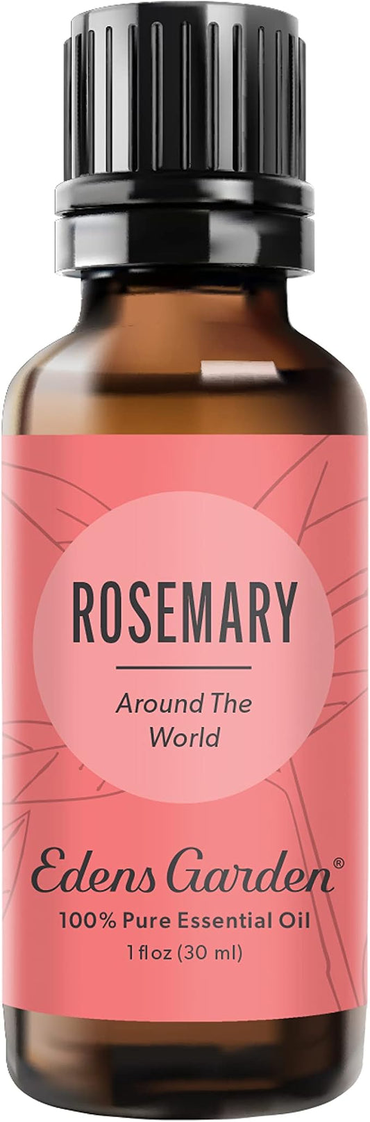 Edens Garden Rosemary Around The World Essential Oil- 100% Pure Premium Grade, Undiluted, Natural, Therapeutic, Aromatherapy, The Best for Diffuser, Skin, Face, Hair 30 ml (1 fl oz)