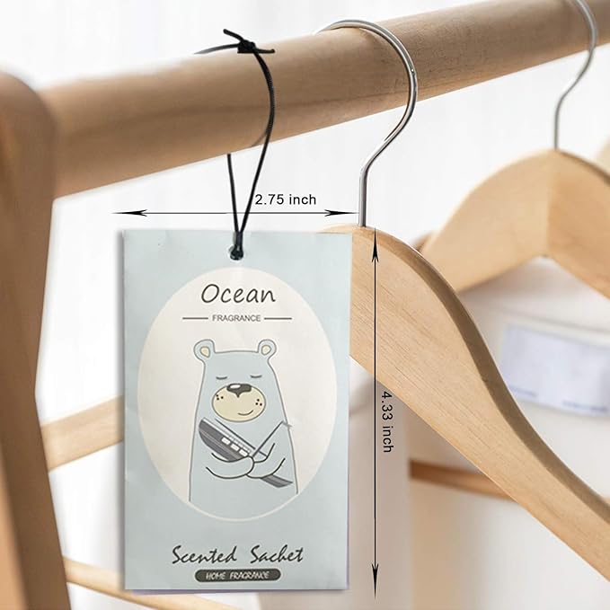 14 Packs Ocean Scented Sachets Bag for Drawer and Closet Xmas Gift 15 Scents Optional