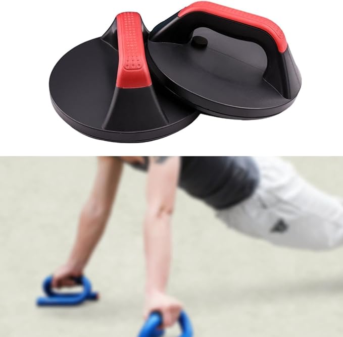 Generic 2 Pieces Pushup Stands Push Up Handles Portable Round Strength Training Equipment Pushup for Exercise Muscle Training