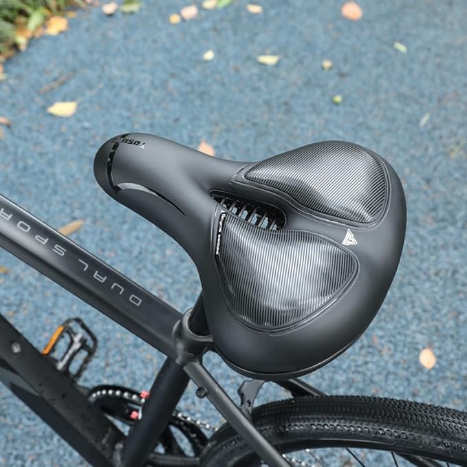 Comfortable Bike Seat Soft Bike Saddle for Men Wide Bicycle Seat for Women Gel Bicycle Seat Cushion