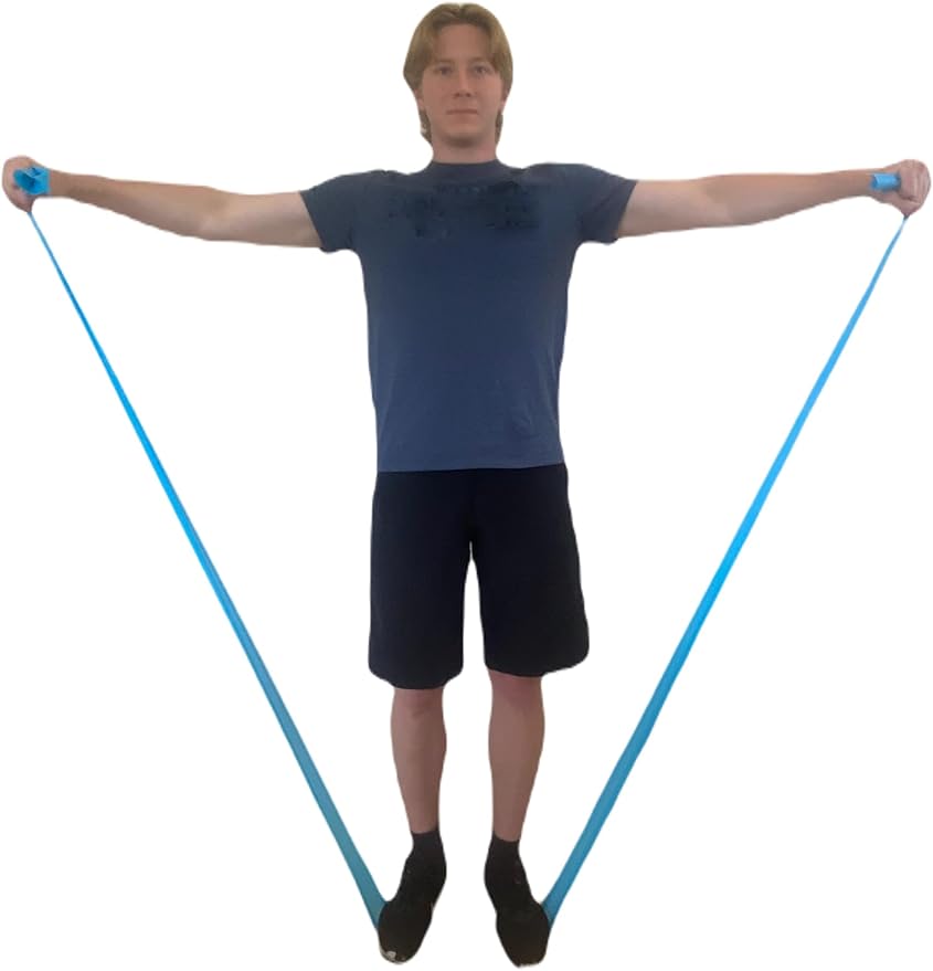 Therapist’s Choice® Professional Non-Latex Resistance Bands for Upper and Lower Body Exercise Workouts, Physical Therapy, Lower Pilates, and Rehab, 25 Yard (75 Feet) Roll Bulk Roll