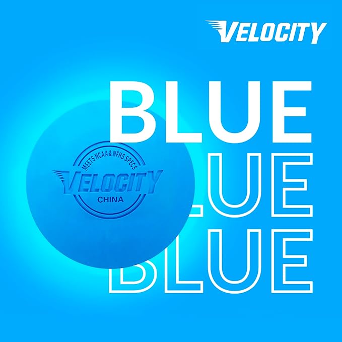 Velocity Lacrosse Balls - 1, 2, 3, 6, 12, 18, 24, 36, 60 and 120 Packs - for Practice, Official NFHS and College Approved Size