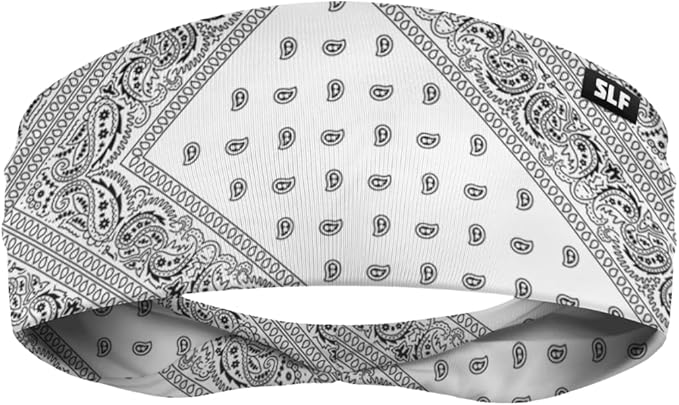 SLEEFS Sweat Bands Headbands Men & Women - Cooling Sports Mens Headband for Running, Football, Basketball, Cycling, Workout - Sweat Moisture Wicking Head Band Stretch Fit, Non-Slip Design - One Size