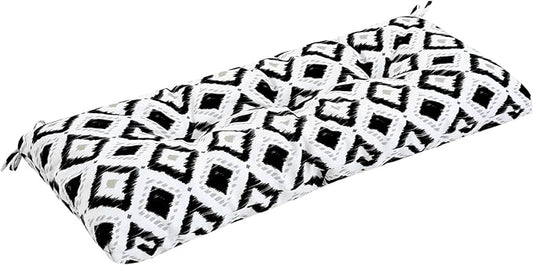Outdoor Bench Cushion Waterproof, Tufted Bench Seat Cushion 36 x 15 Inch, Patio Wicker Indoor Seat Pads for Outside Garden Patio Balcony
