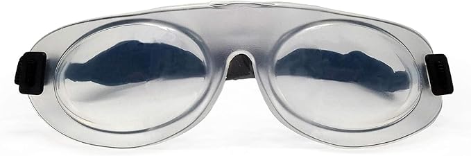 Eyeseals 4.0 Sleep Mask – Clear – Moisturizing Eye Masks for Sleep Keep Dry Air Out – Latex-Free Eye Mask Great for CPAP Users