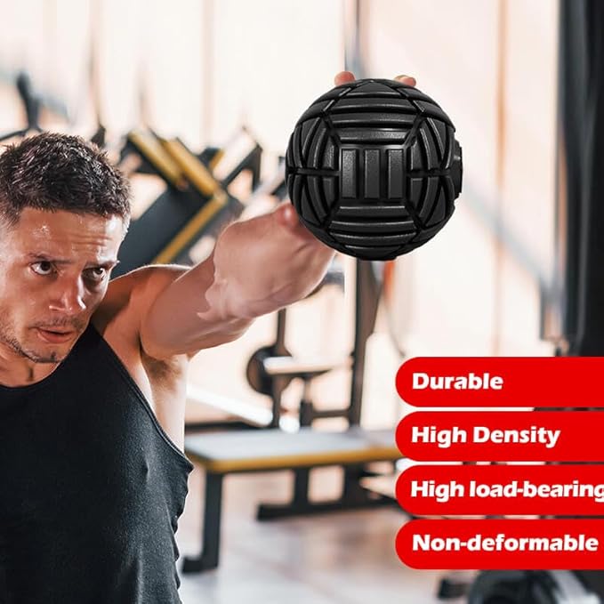 TETOP Fitness Muscle Massage Ball, 3.15in, Therapy Ball for Trigger Point Massage, Trigger Point Ball for Myofascial Release, Mobility Ball for Exercise & Recovery (Blue)