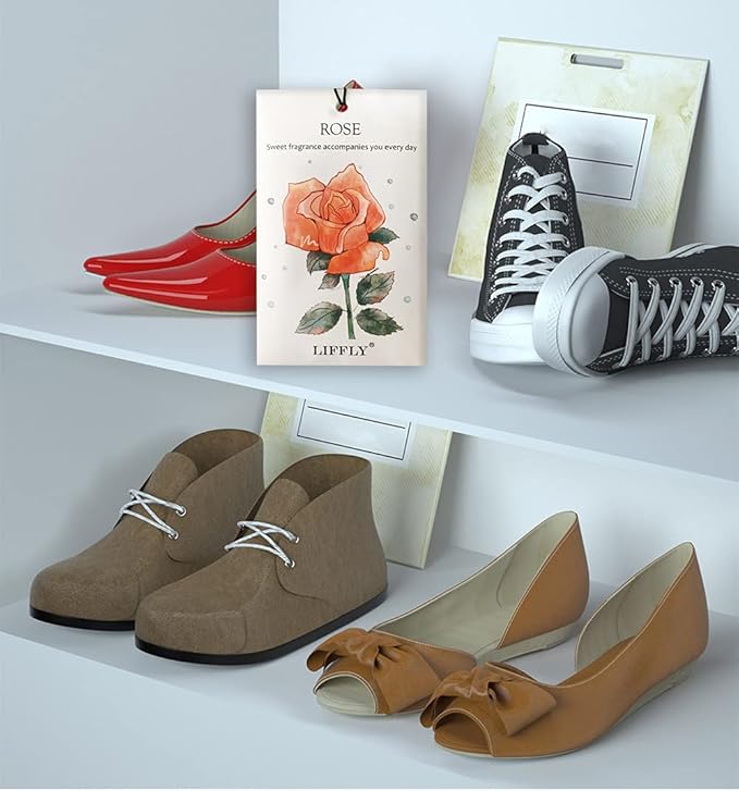 14 Packs Scented Sachets for Drawers and Closets Lavender, Rose, Jasmine, Ocean, Vanilla, Sandalwood, Gardenia 7 Scent Gift Box