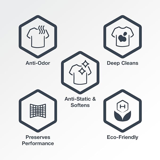 HEX Performance Laundry Detergent, Citrus, 100 Loads (Pack of 2) - Designed for Activewear, Eco-Friendly, Concentrated Formula