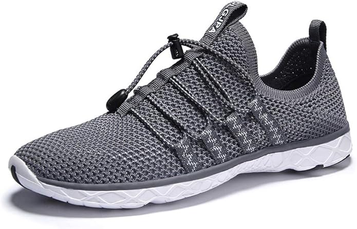 DLGJPA Men's Lightweight Quick Drying Aqua Water Shoes Athletic Sport Walking Shoes