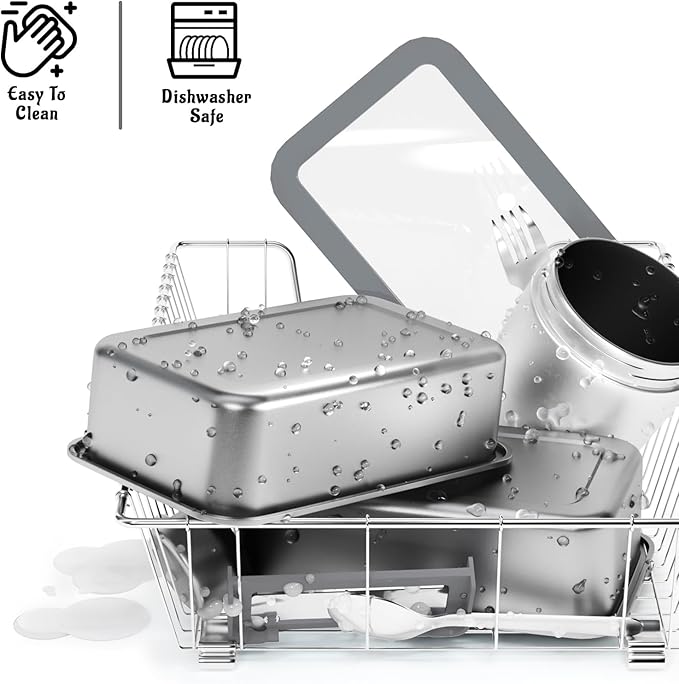 Stainless Steel Bento Box Set for Adult - 42oz Leak-Proof Lunch Box Containers with Thermo, Insulated Bag for Work Travel Dining Out