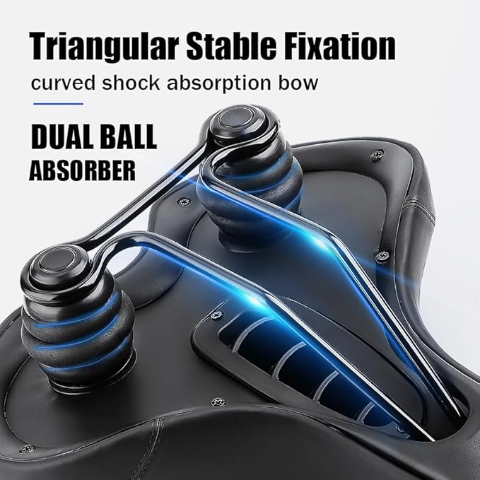 Comfortable Bike Seat Soft Bike Saddle for Men Wide Bicycle Seat for Women Gel Bicycle Seat Cushion