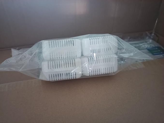 Fridge Ninja Fridge Deodorizer (4 Pack) - More Effective Than Baking Soda - Natural and Unscented Activated Charcoal Refrigerator Deodorizer and Odor Eliminator for Freezers, Coolers, and Lunch Boxes