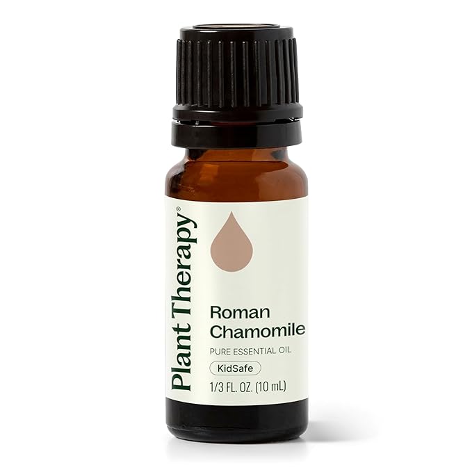 Plant Therapy Roman Chamomile Essential Oil 100% Pure, Undiluted, Natural Aromatherapy, Therapeutic Grade 10 mL (1/3 oz)