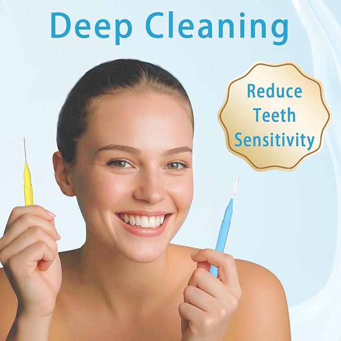 Interdental Brushes for Teeth Cleaning, Between Teeth Flossing Floss Brushes for Teeth Interdental Brushes Between Teeth Interdental Brush Cleaners Interproximal Dental Brush 120PCS