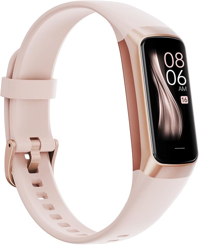 Fitness Tracker,2025 Smart Watch with Blood Pressure Heart Rate & Sleep Monitor IP67 Waterproof Step Calorie Counter Pedometer Fitness Activity Watch for Men Women Android iOS Phone (Pink)