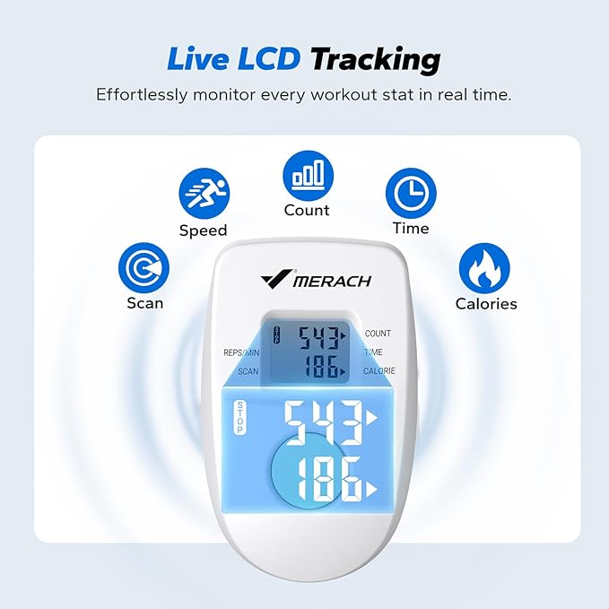 MERACH Stair Stepper for Home Gym Exercise, New Version Stairmaster for Full-Body Workout, Compact Folding Stair Climber with Extended Step Range, Adjustable Handlebar/Pedal