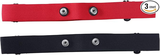 Heart Rate Monitor Replacement Chest Strap Compatible with Myzone Strap MZ-3 & MZ-1Belt 2 Pack
