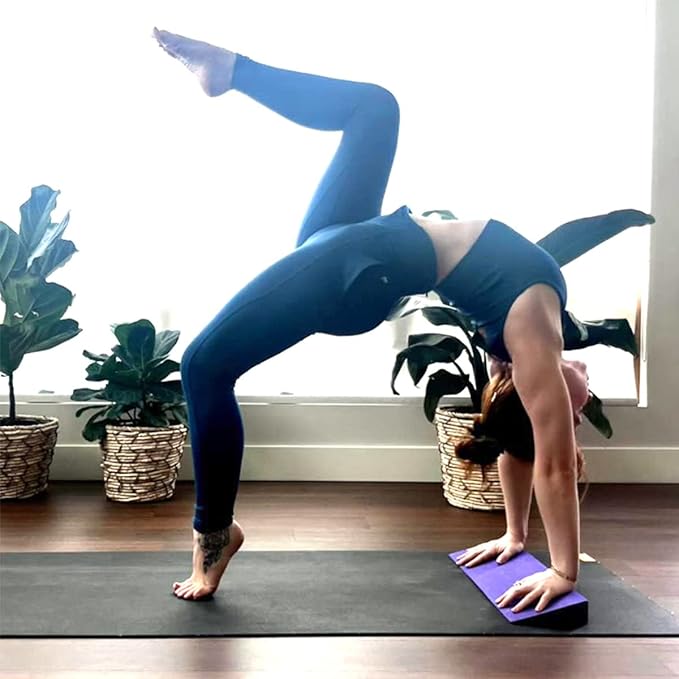 Hugger Mugger Yoga Wedge - Gentle Lift for Sensitive Wrists, Durable and Stable, Supports Joints, Great for Downward Dog