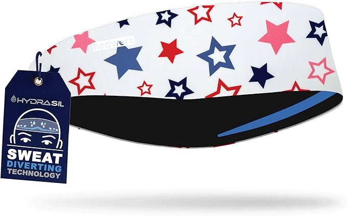 Hydra2 Headbands for Women & Men | Sweat Diverting, Hair Bands for Athletes, Gym, Cycling & Fitness | Flatweave