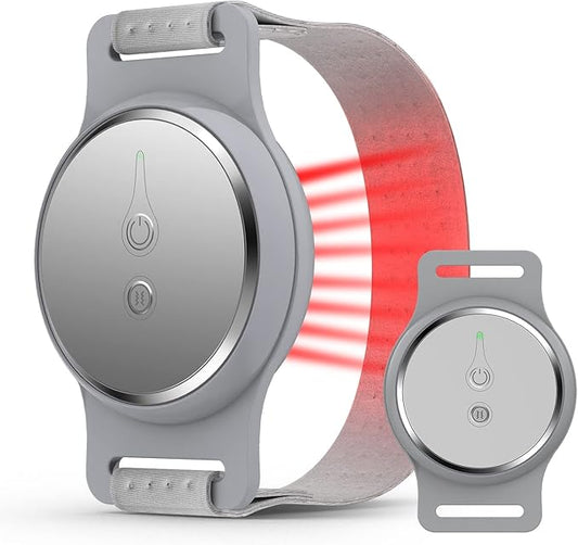 Cold Laser Therapy Device for Body, Infrared Wearable Red Light Portable Body Massager with 660nm and 810nm for Wrists, Knees, Ankle Pain Relief