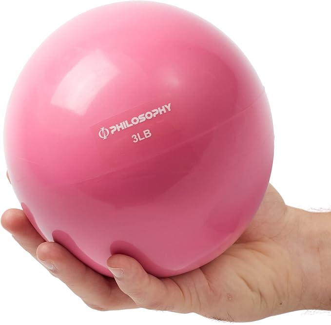 Philosophy Gym Toning Ball - Soft Weighted Mini Medicine Ball
