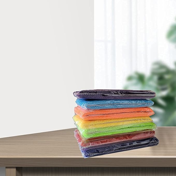 Cotton Sports Headbands - 7 Colorful Sweatbands for Men & Women, Non-Slip Headbands for Running, Fitness & Gym