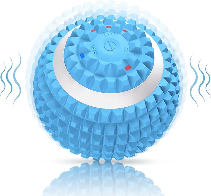 Uppye Vibrating Massage Ball for Pain Relif, Lacrosse Balls Deep Tissue Trigger Point Therapy for Plantar Fasciitis Pain Relief, Muscle Pain for Myofascial Release Ball