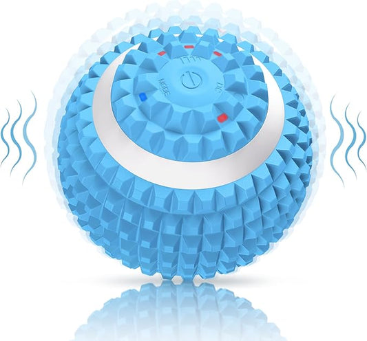 Uppye Vibrating Massage Ball for Pain Relif, Lacrosse Balls Deep Tissue Trigger Point Therapy for Plantar Fasciitis Pain Relief, Muscle Pain for Myofascial Release Ball