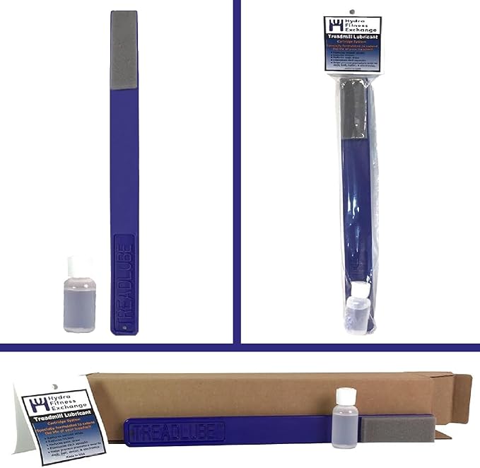 Hydra TreadLube Treadmill Walking Belt Lubricating Kit 100% Spirit Sole Fitness Silicone lube Tread Lube with 16" Applicator Reduces Friction Works with Most Treadmill