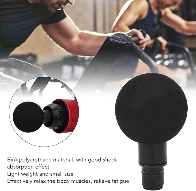 19mm Diameter Muscle Massage Head - Deep Tissue Percussion Massager for Large Muscles - 2.4in Big Ball Head
