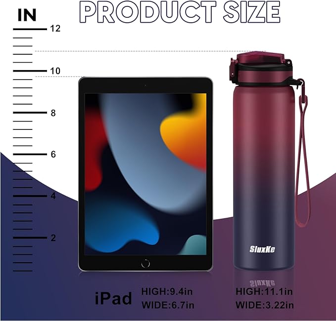 Stainless Steel Insulated Water Bottle, 24oz Insulated Drinking Bottle with Straw Lid, Keep Drinks Cold or Hot, for Work, Sport, Outdoor