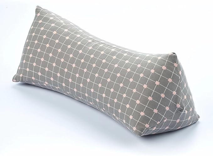 Buckwheat Pillow, Organic Buckwheat Pillow Neck Roll Pillow Cervical Lumbar Support Pillow Round Therapeutic Bolster Pillow For Stomach Sleepers Spine And Back Pain Buckwheat Hulls Filling