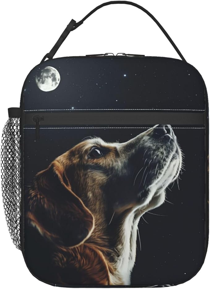 Insulated Lunch Box for Women Men, Beagle Dog Theme Lunch Box Reusable Portable Lunch Bag Cooler Tote Waterproof Lunch Container for Office Picnic Work Travel Hiking