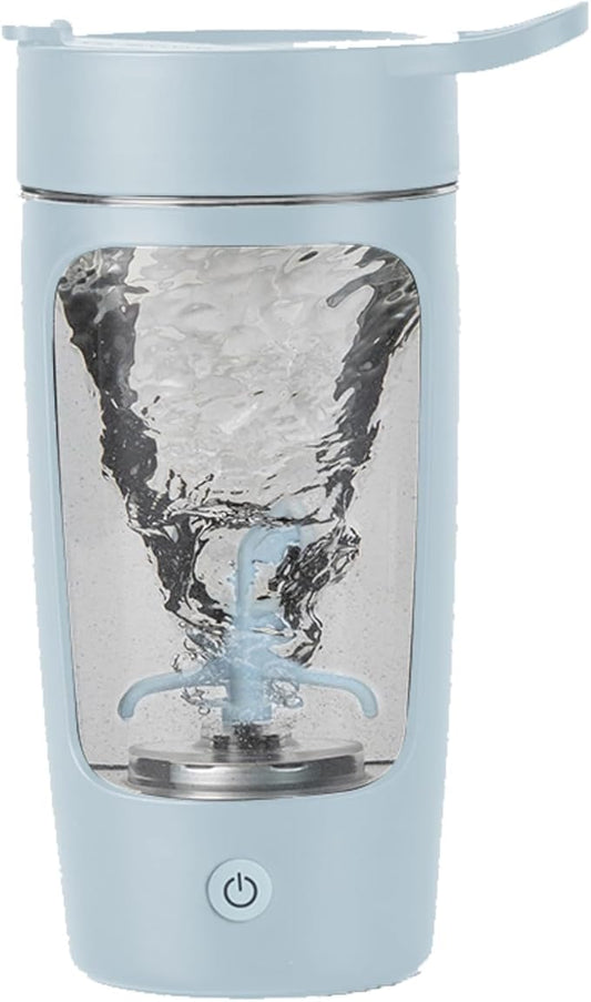 Electric Shaker Bottle, Blender Bottles For Protein Mixes, | Tritan | BPA Free| Portable Mixer Cup, Rechargeable Shake Cups And Meal Replacement Shakes, 22 oz(Blue)