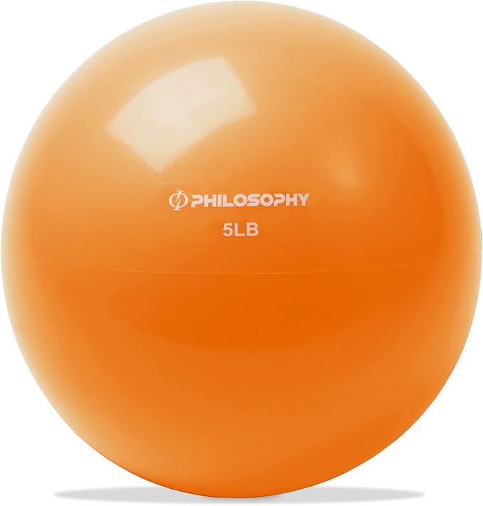 Philosophy Gym Toning Ball - Soft Weighted Mini Medicine Ball