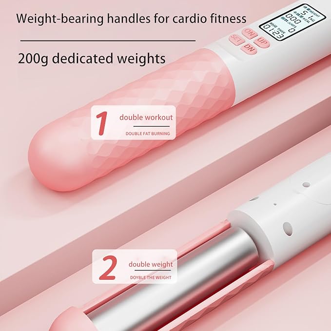 Runaivete Skipping Rope with Counter, 2026 New Cordless Jump Rope, Smart Weighted Jump Rope, Intelligent Adjustable Digital Timer & Calorie Burned Counting Jumprope with LCD Display