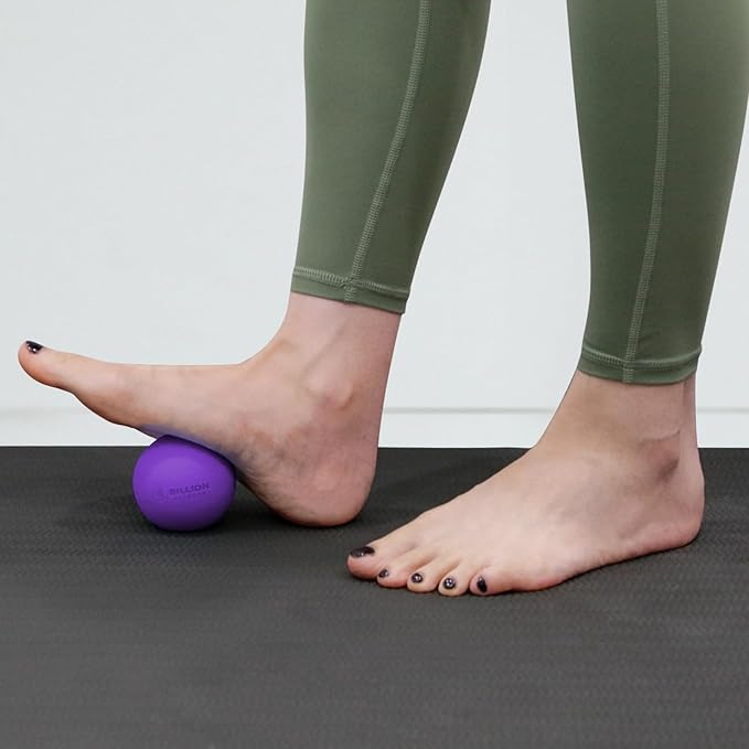 Massage Lacrosse Balls for Myofascial Release, Peanut Massage Ball, Mobility Ball for Physical Therapy - Deep Tissue Massage Tool for Trigger Point Therapy, Muscle Relaxer,Yoga Therapy