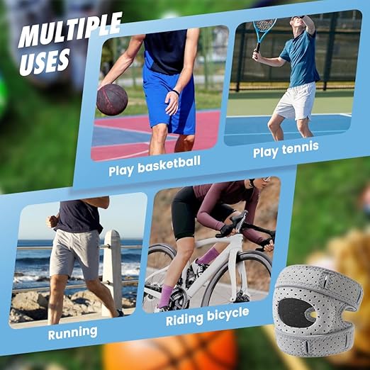 Knee Brace for Women Men Adjustable Knee Support, Knees Pains Relief Brace for Meniscus Tear Knee Pain Arthritis Pain Injury Recoverys Running Workout (2, Pink)